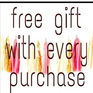 Free Gift with every purchase